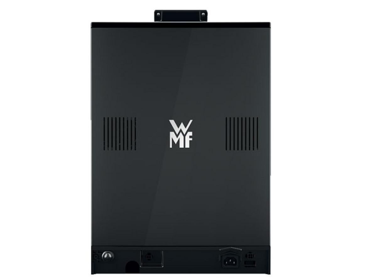 WMF 1100S cho phép mở rộng menu với 2 hộc cafe và 2 cối xay độc lập.