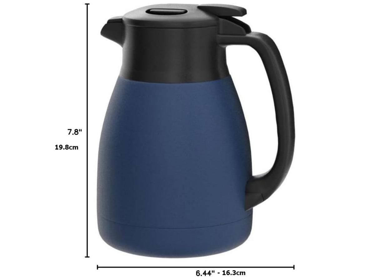 Thân bình thép không gỉ và cơ chế bấm rót một chạm của Zojirushi SH-HC10.