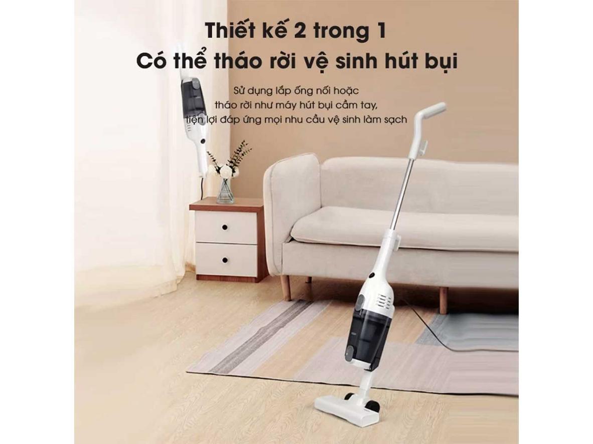Hộp bụi 800 ml và trọng lượng 1,67 kg giúp dọn lâu hơn mà ít mỏi tay.