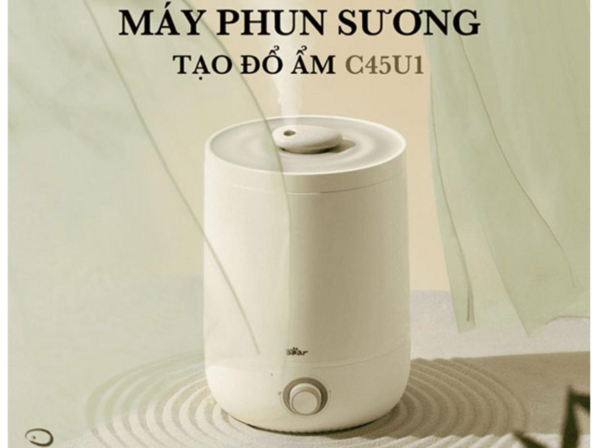 Kích thước gọn 218 x 208 x 282 mm, dễ bố trí trong nhà.