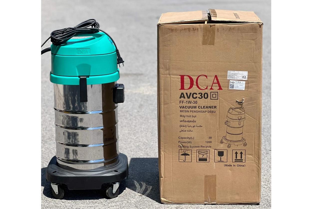 Bộ lọc túi giấy và phụ kiện giúp DCA AVC30 vận hành ổn định, dễ thao tác.