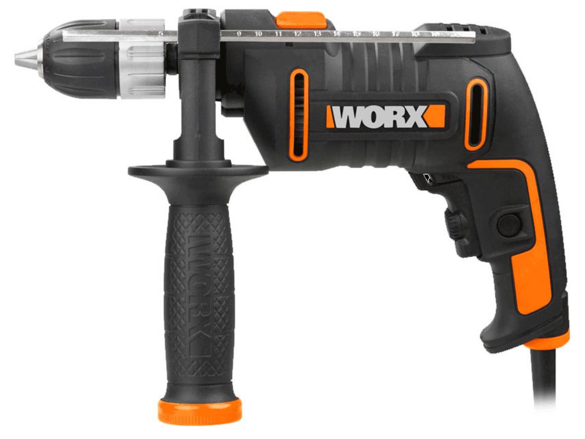 Worx WX317.3 hỗ trợ khoan gỗ, thép, gạch với bộ 109 món phụ kiện đi kèm.