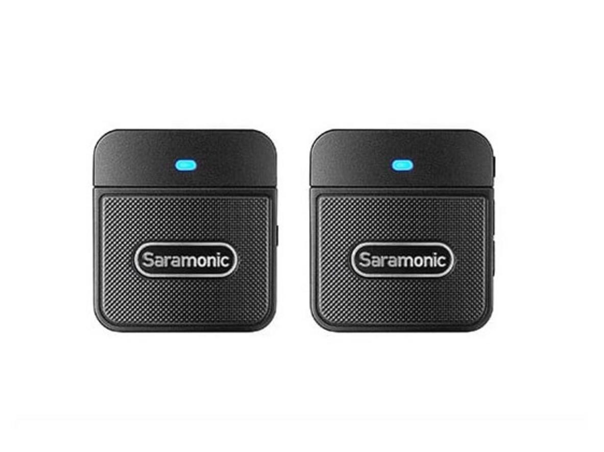Saramonic Blink 100 B2 là bộ micro không dây 2TX+1RX nhỏ gọn cho quay video và livestream.