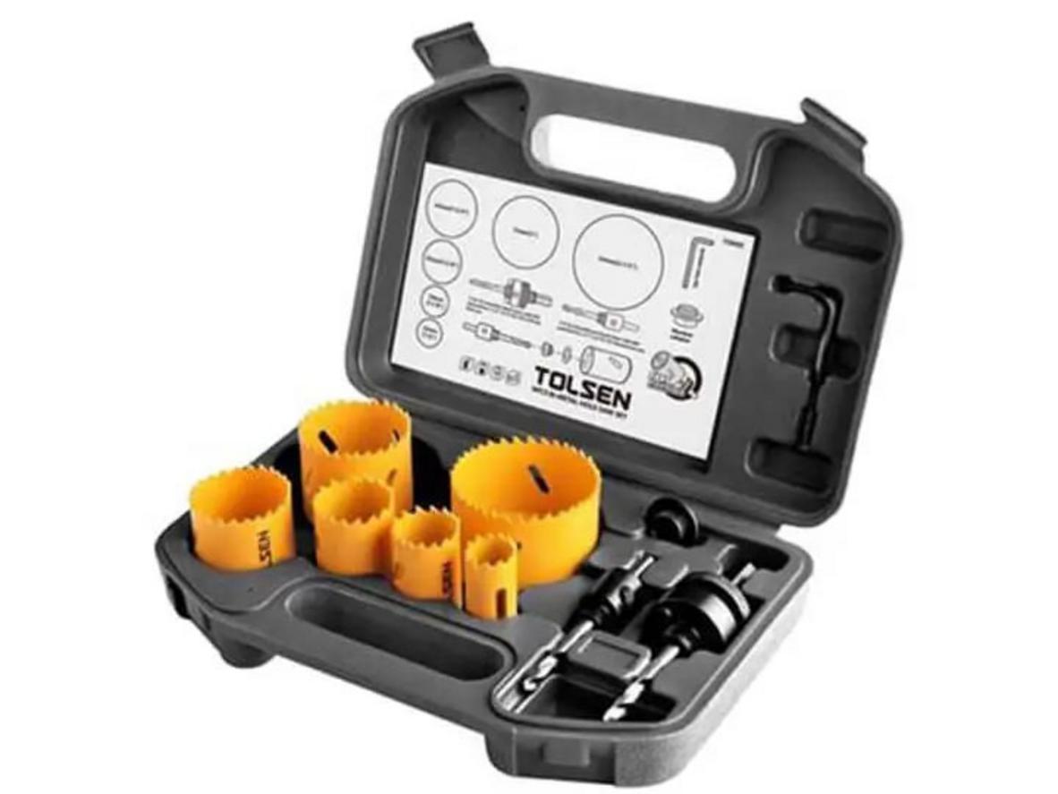 Bộ mũi khoét sắt 9 món Tolsen 75860