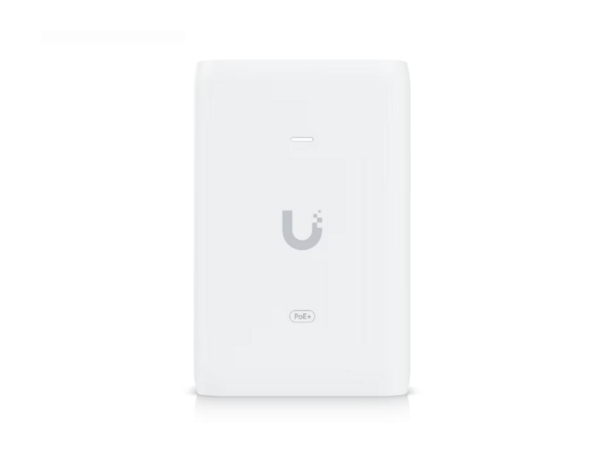 Bộ nguồn UniFi PoE Adapter AT (U-PoE-AT) gọn nhẹ, cấp nguồn PoE+ 30W ổn định cho thiết bị UniFi.
