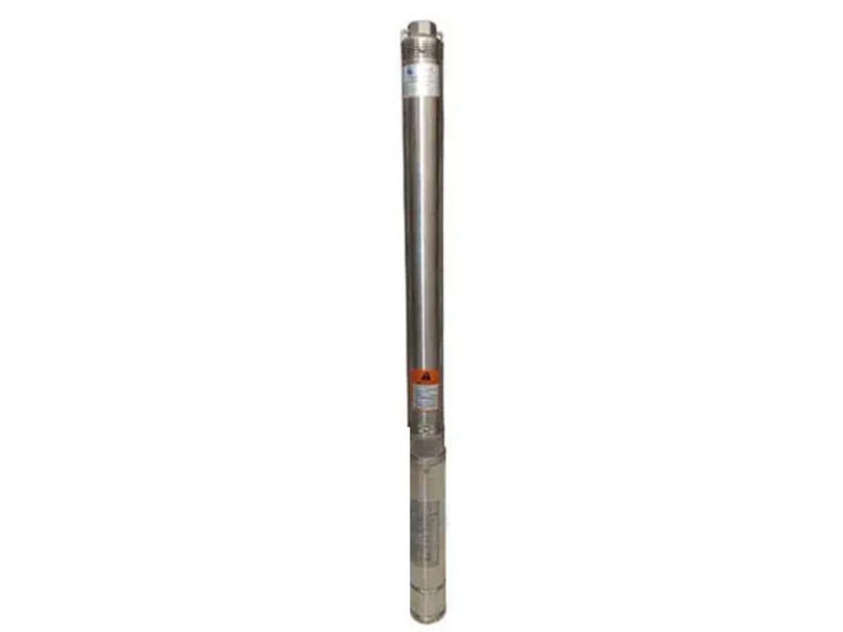 Bơm chìm giếng khoan Veratti 3SLM3/21 thân Inox 304, cột áp 83m, phù hợp giếng khoan dân dụng.