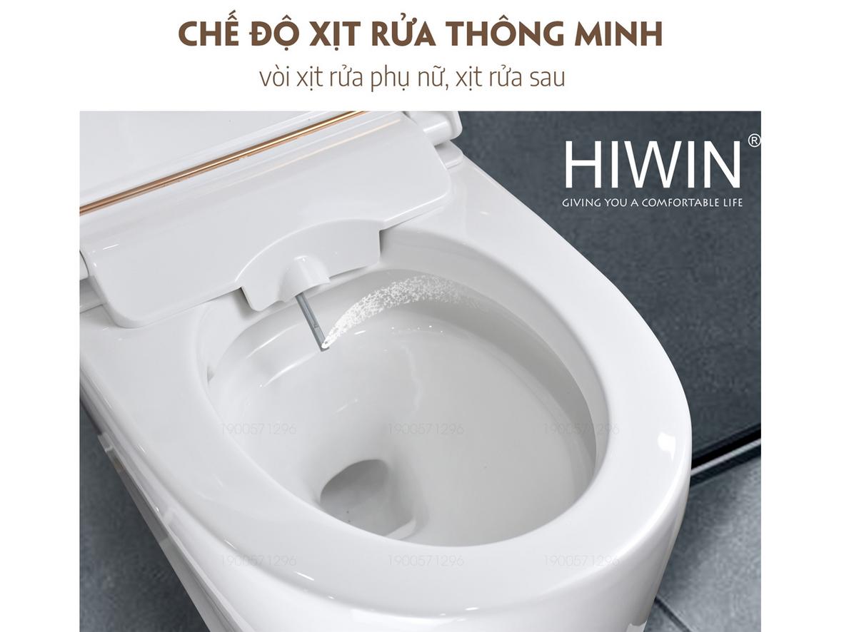 Nắp nhựa UF mang lại cảm giác bền và êm hơn.