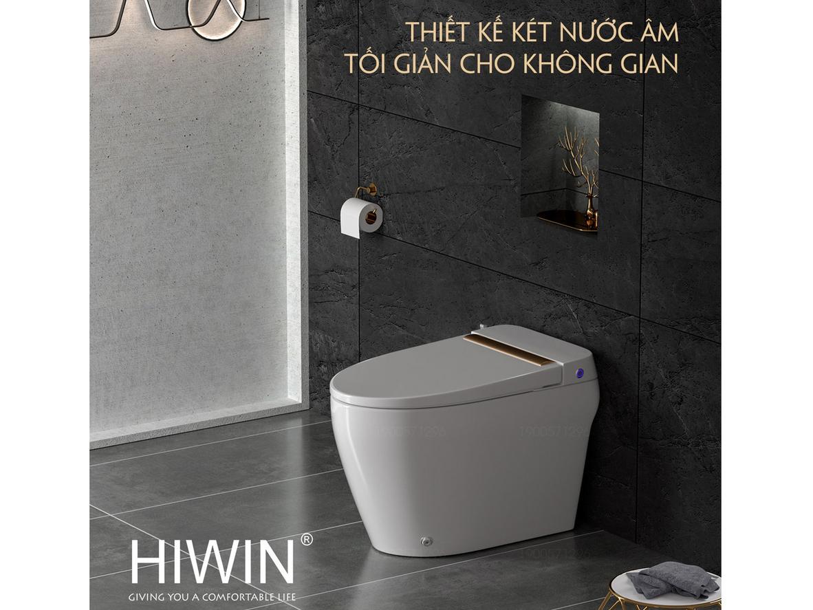 Vòi xịt rửa tích hợp giúp tăng tiện ích sử dụng.