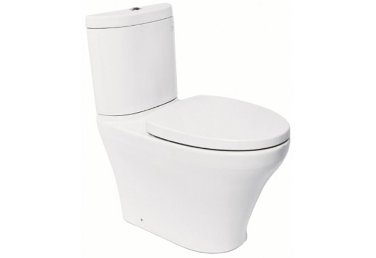 Bồn cầu TOTO CS818DT2 nắp TC393VS với thiết kế 2 khối gọn gàng, dễ phối phòng tắm hiện đại.
