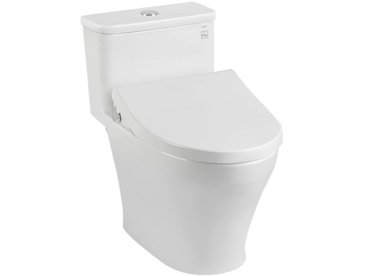 Bồn cầu TOTO MS857DE4 nắp cơ Ecowasher TCW1211A