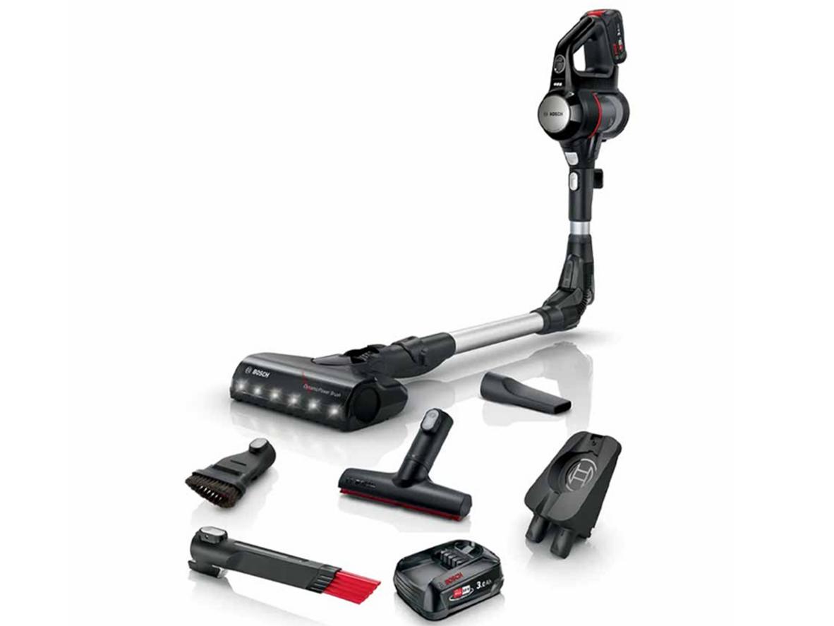 Bosch BCS712XXL không dây 2 trong 1, gọn nhẹ cho dọn dẹp hằng ngày.