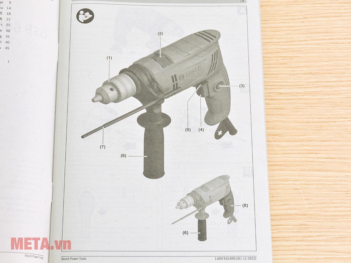 Bosch GSB 600 chính hãng, bảo hành rõ ràng và mua tại Siêu Thị Đại Việt để yên tâm sử dụng.
