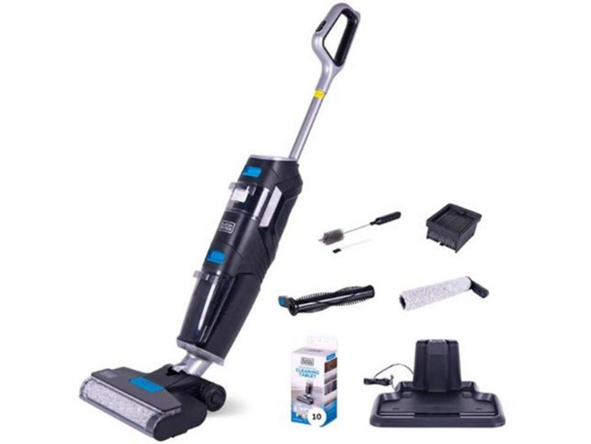 Hút bụi ướt và lau sàn giúp xử lý vết bẩn nhanh gọn
