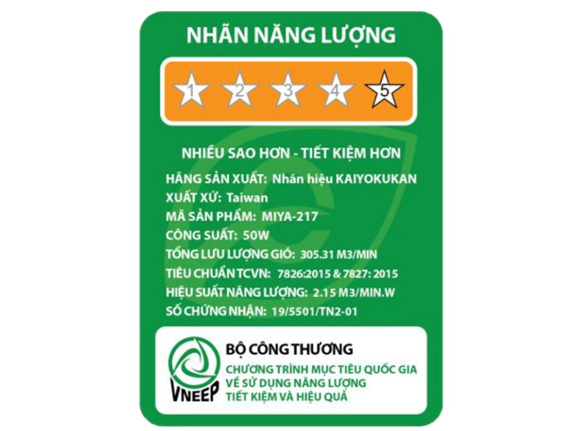 3 cánh ABS và thân mạ Niken tạo nên vẻ đẹp bền bỉ, sang trọng.