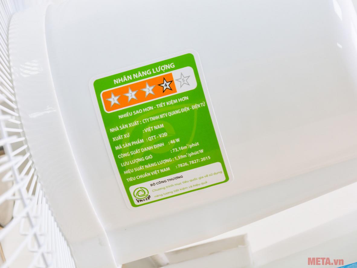 Cầu chì chống cháy và lồng 2 vòng gia cố giúp tăng an toàn vận hành.