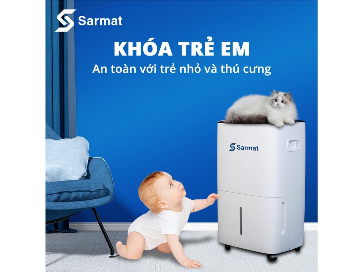 Dải nhiệt độ 5°C - 35°C phù hợp điều kiện sử dụng phổ biến.