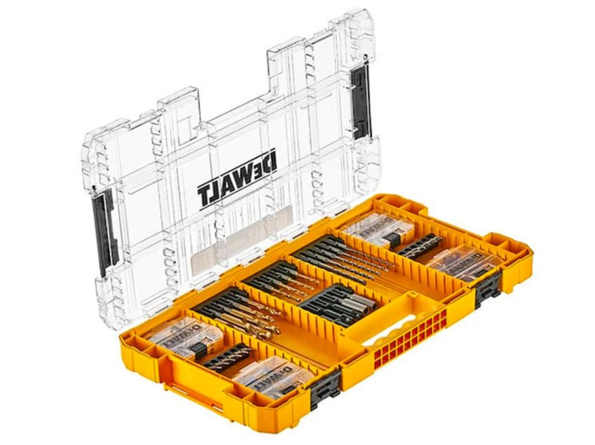6 mũi khoan bê tông của DeWalt DWACS115 hỗ trợ khoan tường, gạch và vật liệu xây dựng cơ bản.
