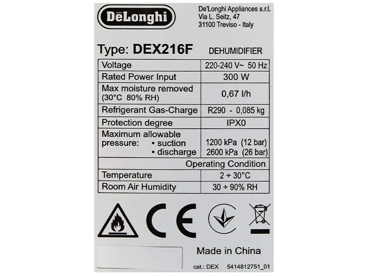 Công suất 195W và bình nước 2.1 lít giúp máy vận hành ổn định.
