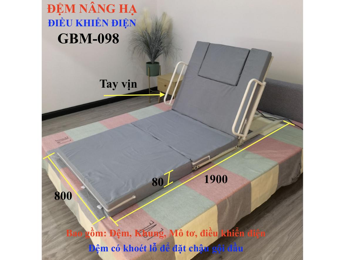 Điều khiển điện 220V giúp người bệnh ngồi dậy nhẹ hơn và dễ đổi tư thế tại nhà