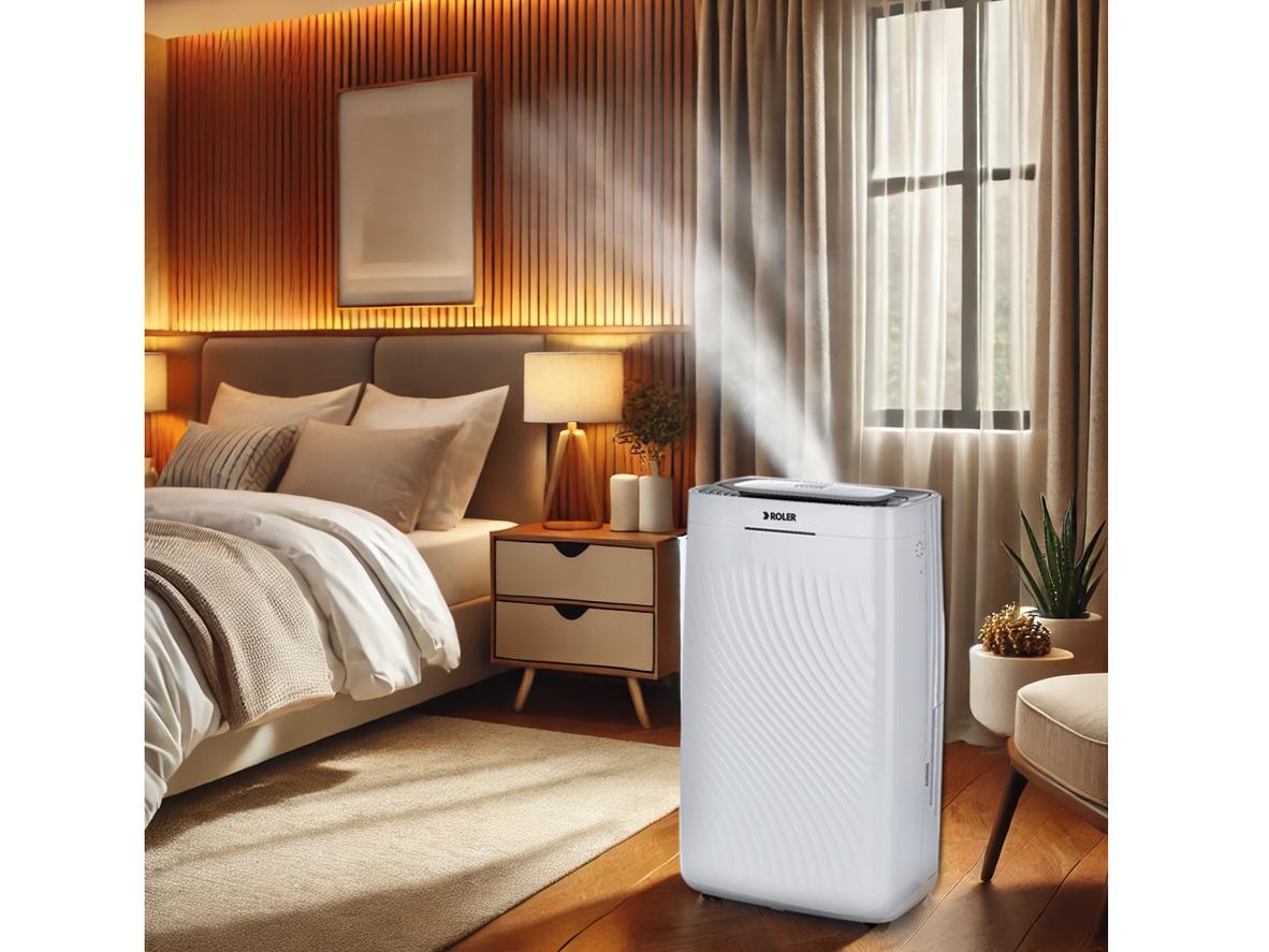 Độ ồn ≤45dB giúp Roler RD-1119 phù hợp dùng trong phòng ngủ.
