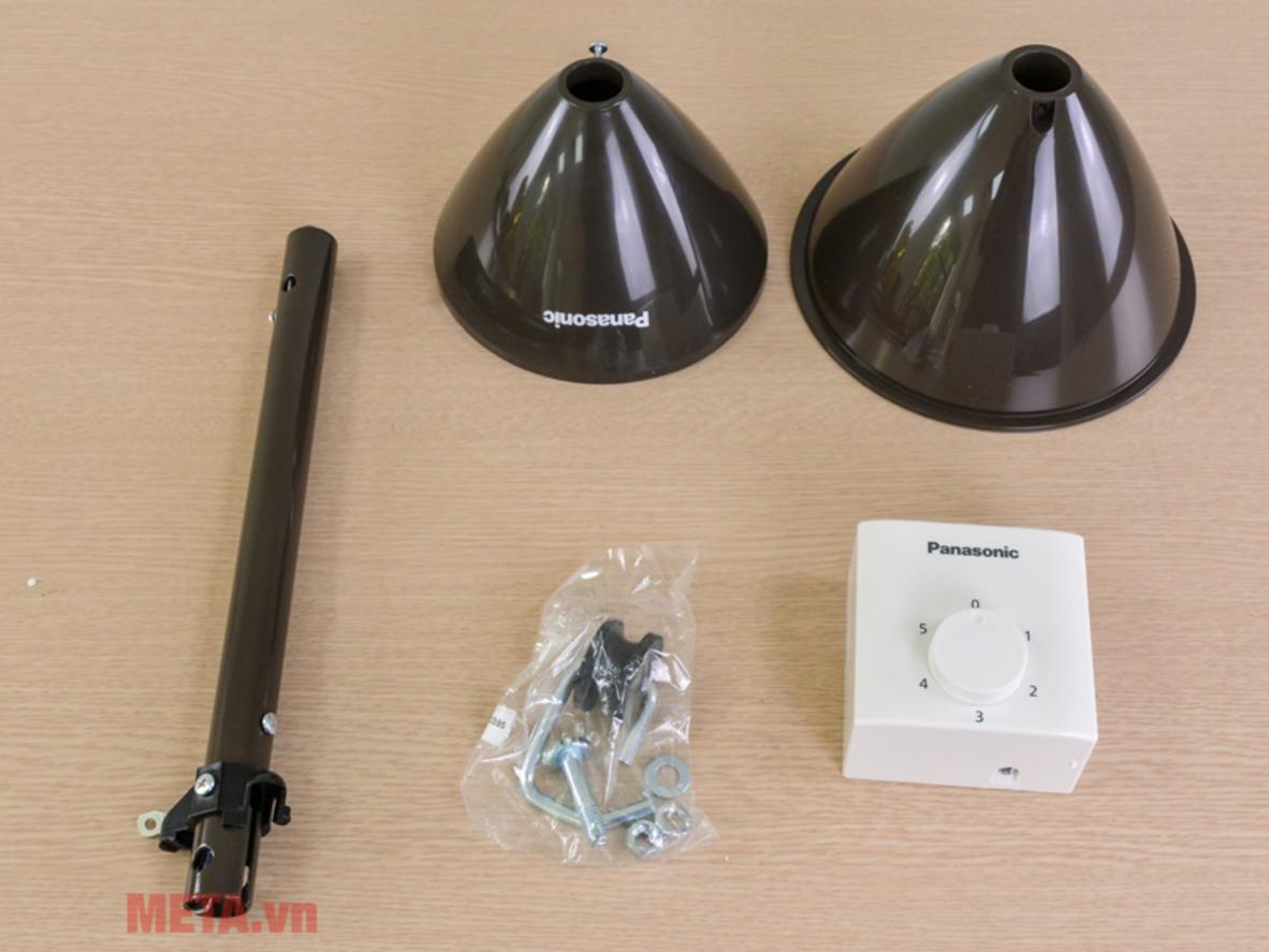 Động cơ bạc đạn giúp quạt trần Panasonic F-56NCL-S vận hành ổn định và bền bỉ.