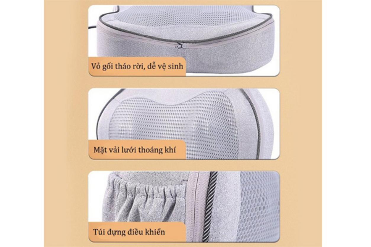 Động cơ kép và đầu massage 20D giúp VP-G21 tạo cảm giác tác động sâu hơn.