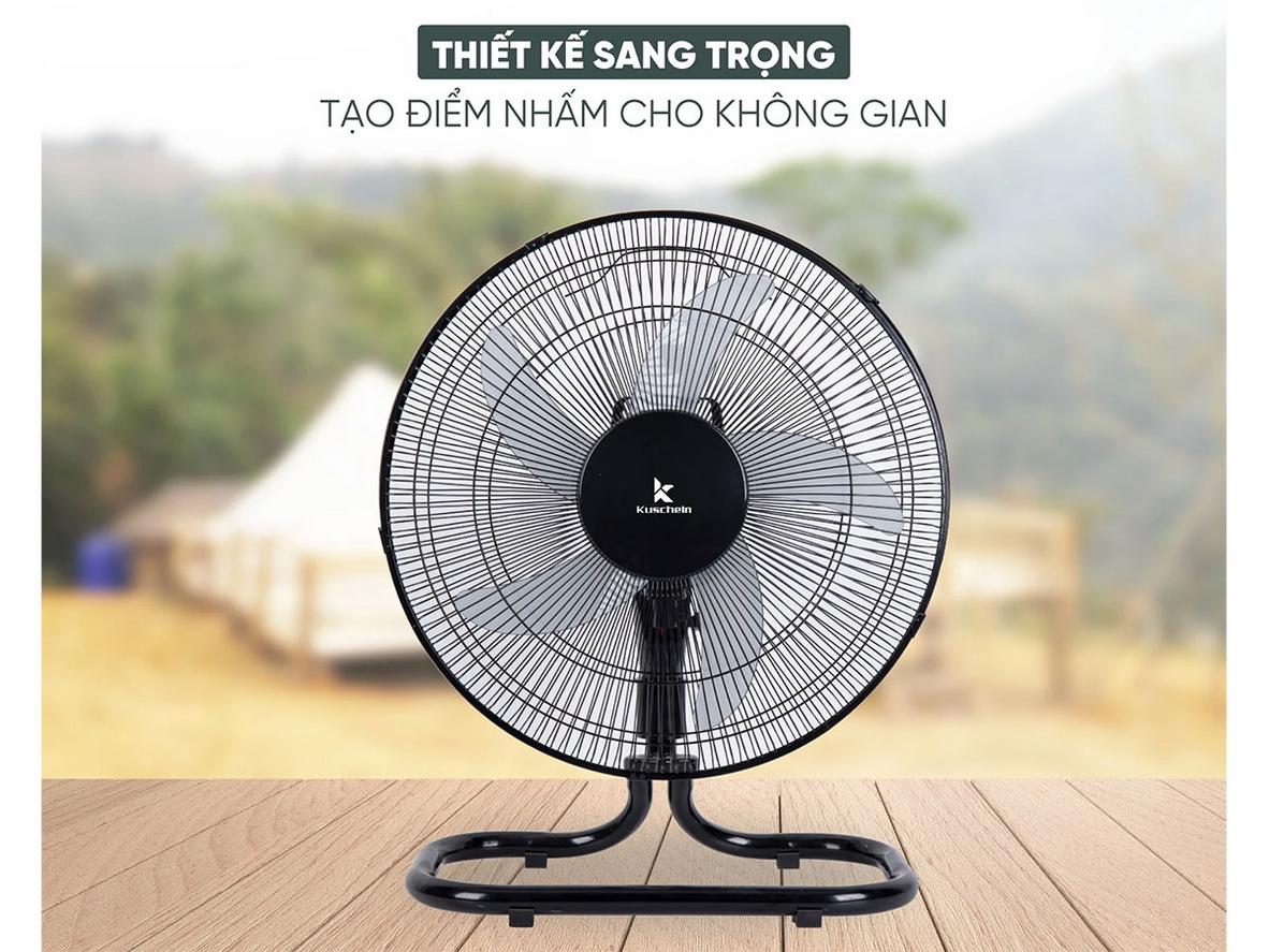 Động cơ không chổi than DC và lõi mô tơ dây đồng giúp quạt vận hành bền bỉ hơn.