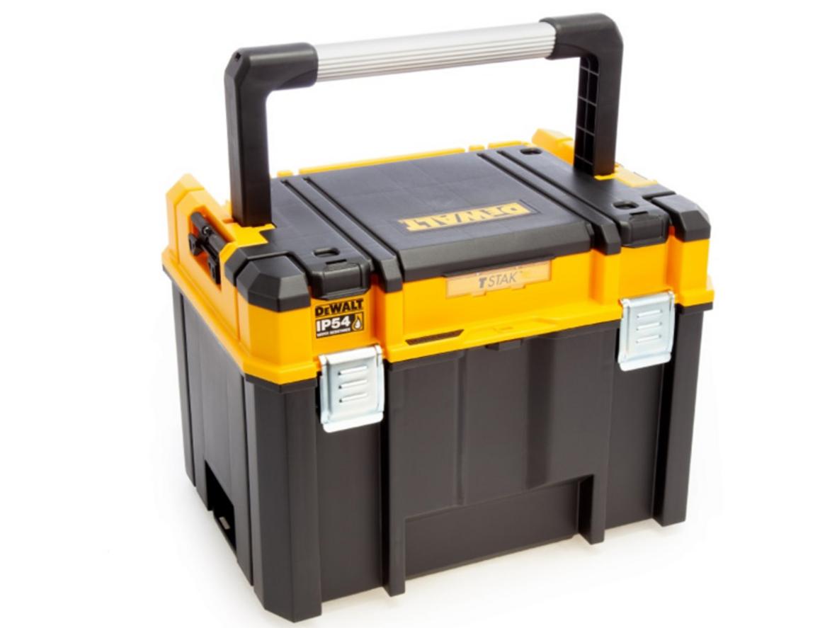 Hệ ToughSystem 2.0 giúp xếp chồng và di chuyển dụng cụ đồng bộ hơn.