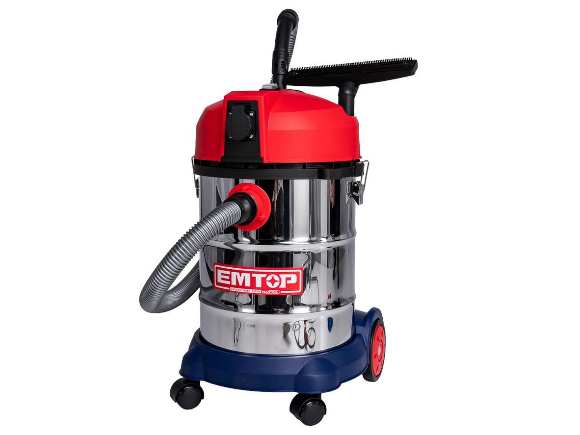 Chế độ hút khô & ướt giúp Emtop EVCR1401 xử lý nhiều loại bẩn khác nhau.