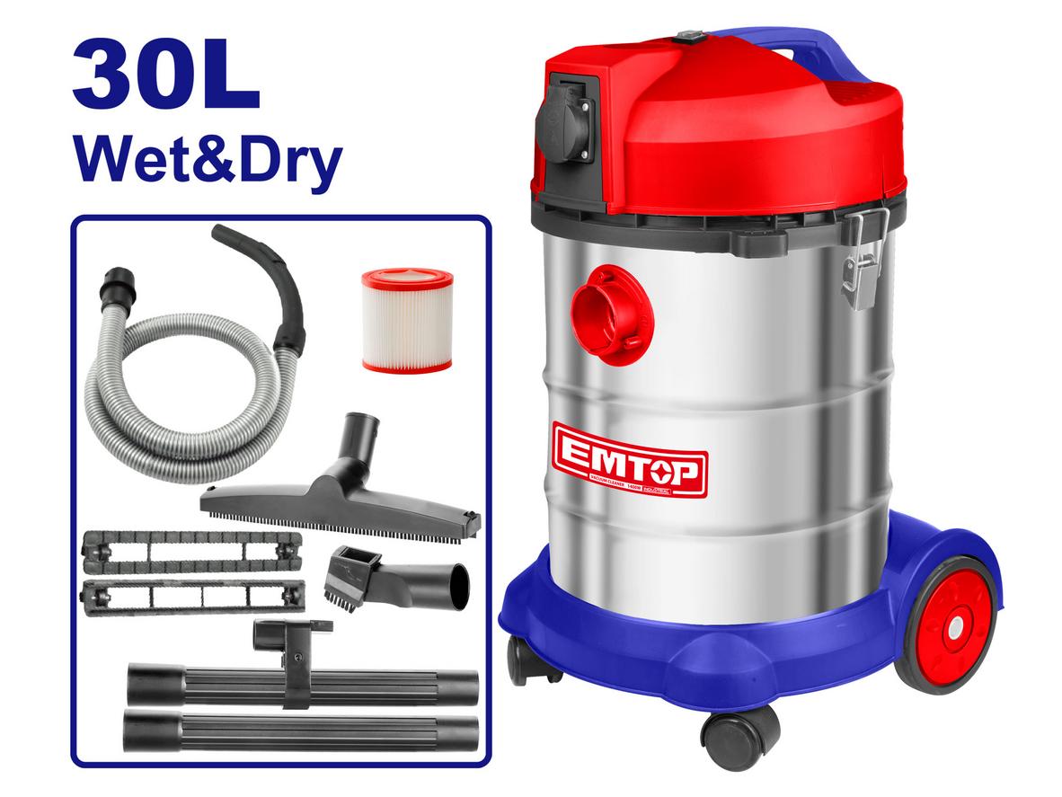 Thùng inox 30 lít giúp giảm số lần đổ bụi, phù hợp làm việc liên tục.