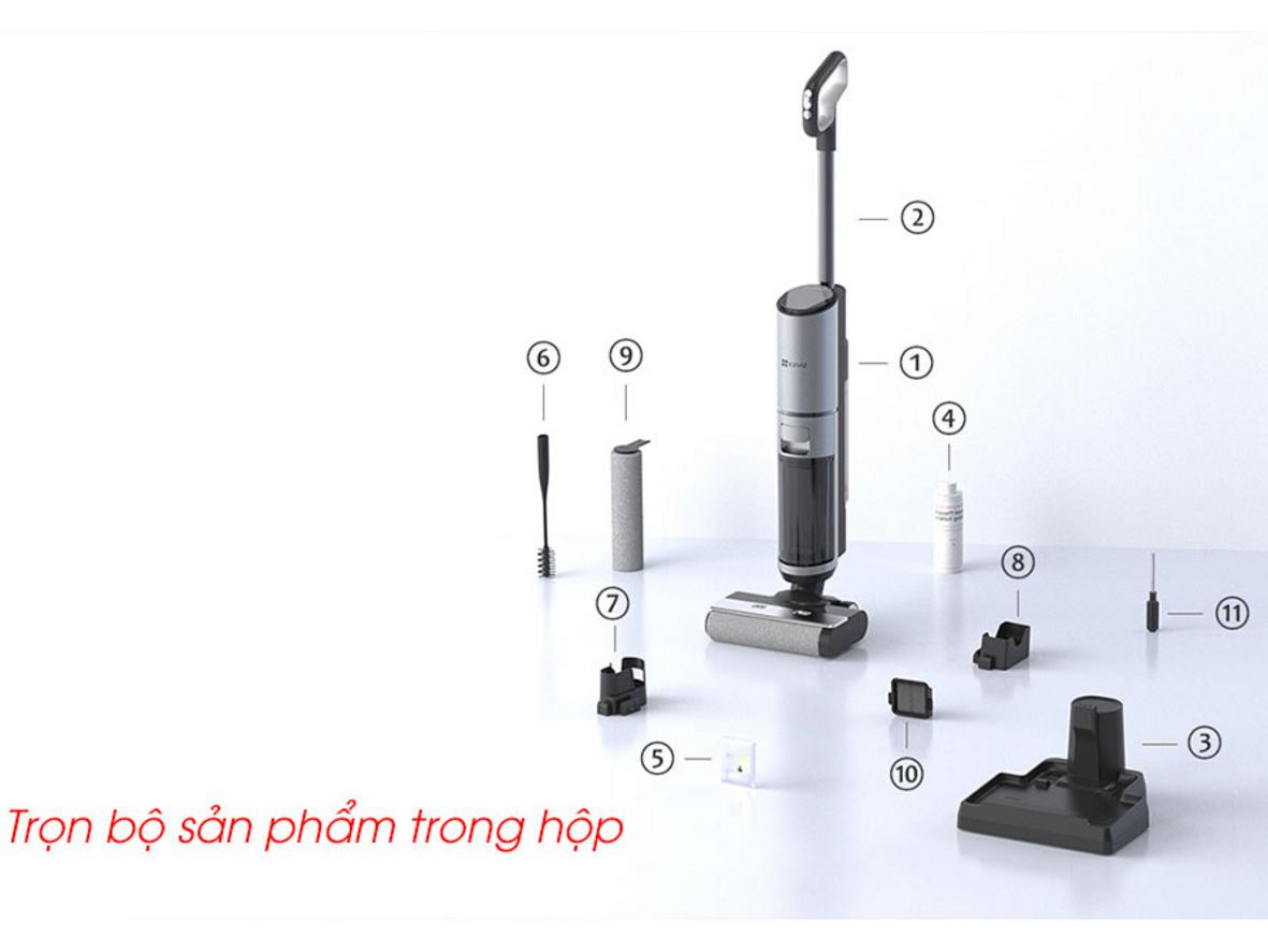 EZVIZ RH2 vận hành với độ ồn 78dB, phù hợp sinh hoạt gia đình.