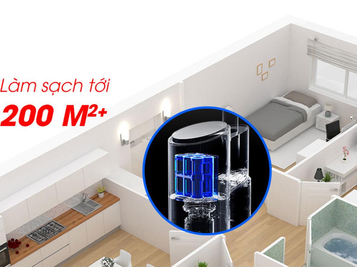 Các chi tiết chính của EZVIZ RH2: mô tơ từ, pin, đế sạc và phụ kiện.