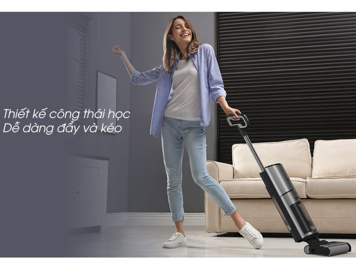 Mô tơ từ (cảm ứng) giúp EZVIZ RH2 vận hành ổn định khi dọn sàn.