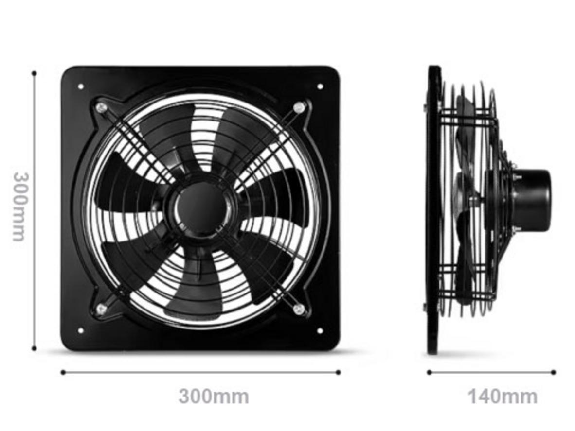 Công suất 100W, điện áp 220V/50Hz giúp FD250 dễ lắp trong hệ thống điện dân dụng.