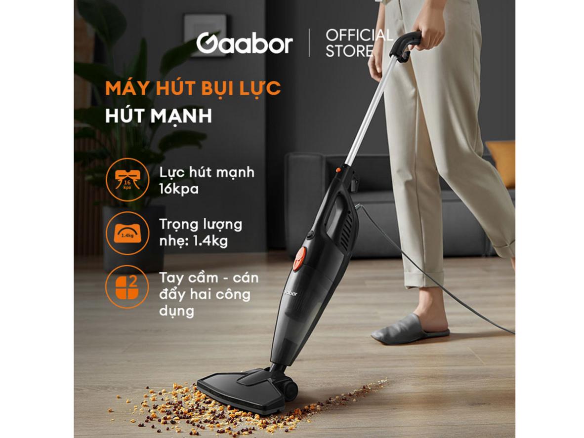 Công suất 650W và lực hút 16.000 Pa giúp Gaabor GVCW-M15AS làm sạch nhanh hơn.