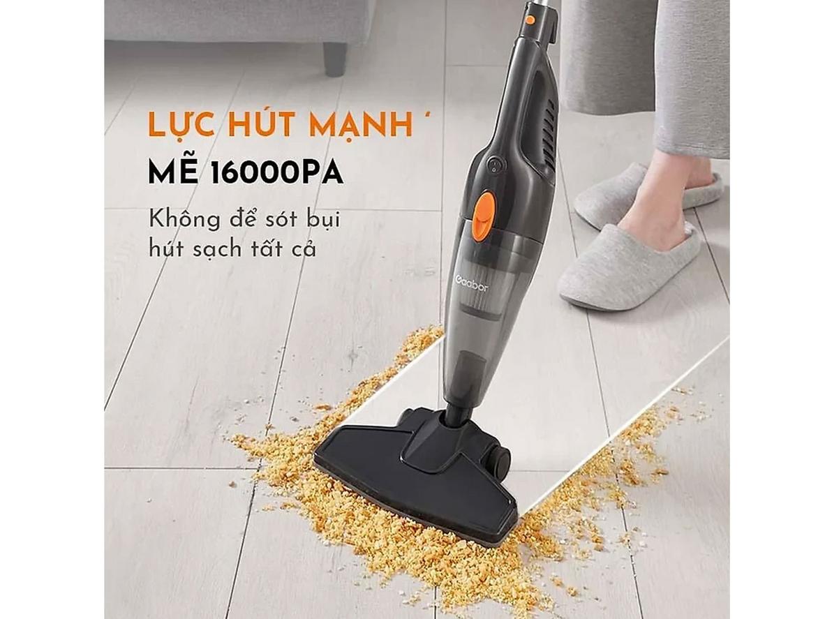 Hộp bụi 1,5 lít giúp giảm số lần đổ bụi trong quá trình dọn nhà.