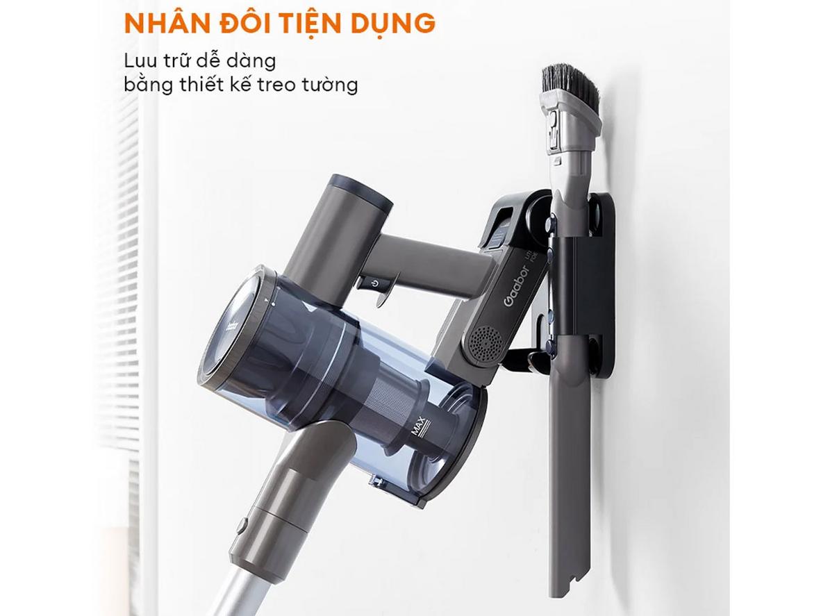 Pin Lithium 2200mAh cho thời gian vận hành tối đa đến 40 phút ở chế độ thường.