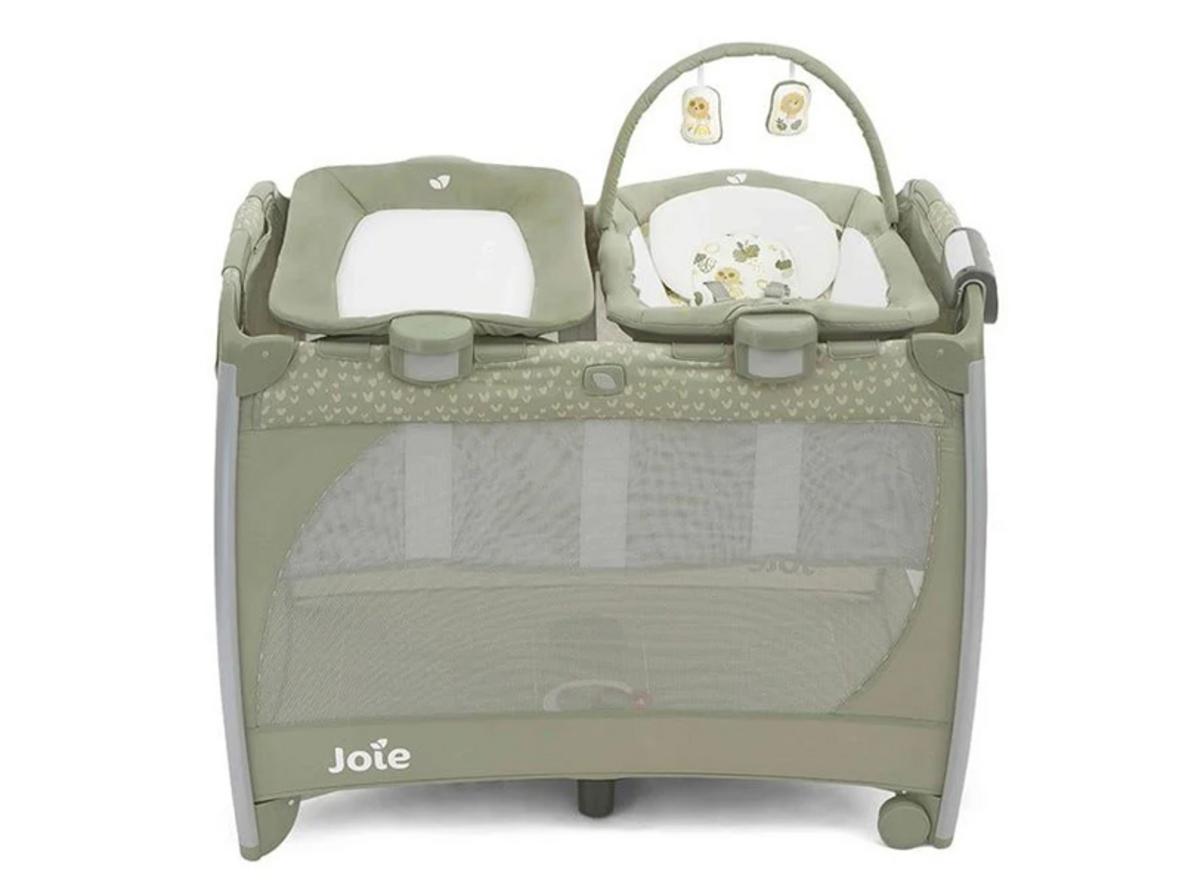 Giường cũi trẻ em Joie Excursion Change Bounce Leo