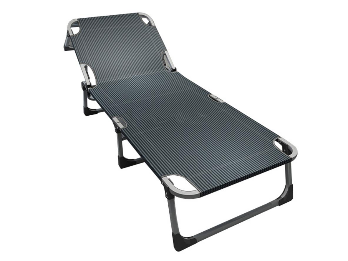 Giường gấp gọn thư giãn Sumika 183/183A gọn nhẹ 6,6kg nhưng chịu tải tới 450kg, phù hợp nghỉ trưa văn phòng.