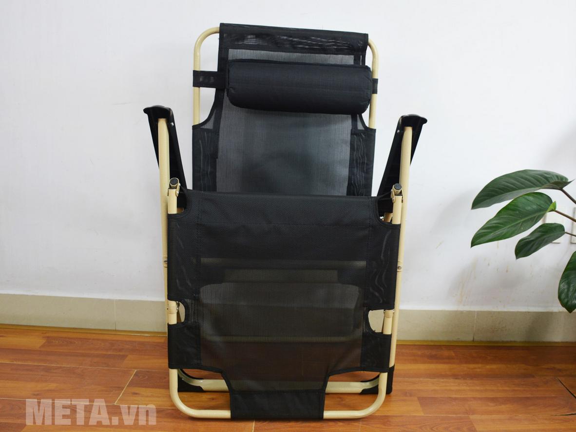Gấp gọn 98cm x 64cm x 12cm giúp giường xếp Nikita cất giữ rất tiện.