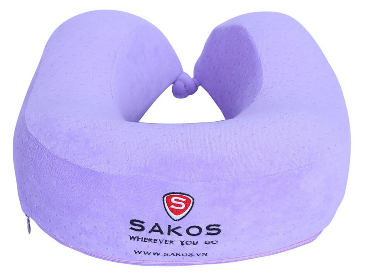 Ruột cao su non giúp Sakos U3 ôm cổ và nâng đỡ tốt hơn khi ngồi lâu.
