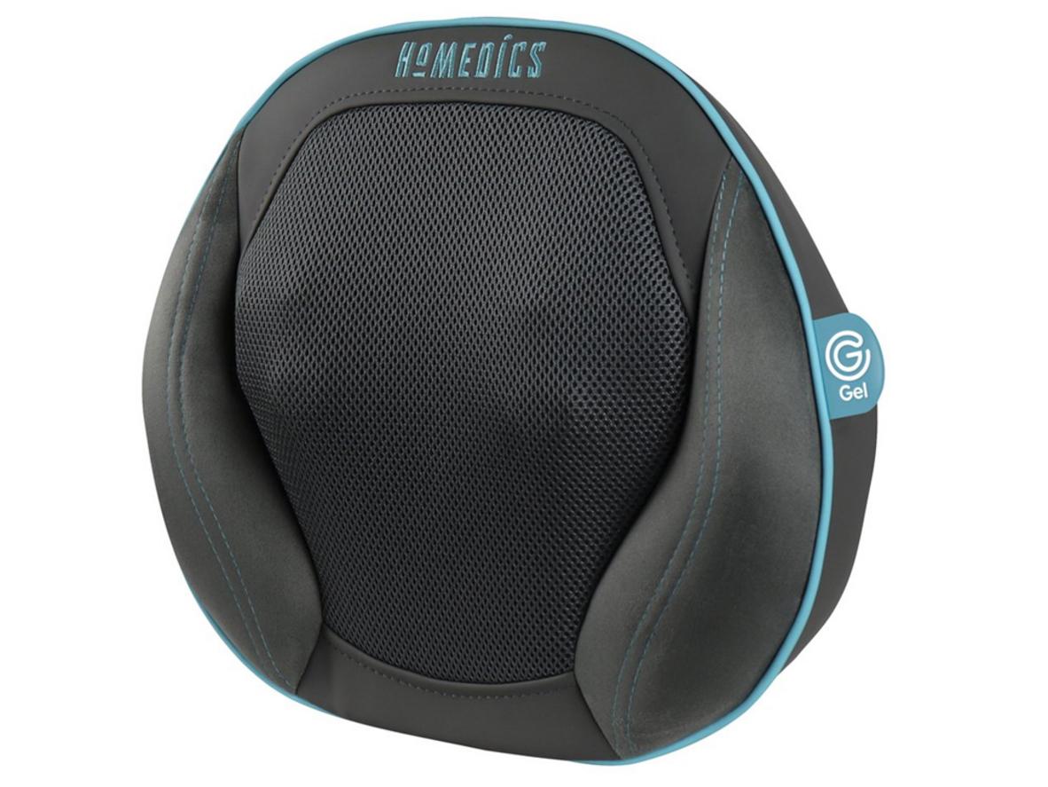 Gối massage công nghệ Shiatsu GEL 3D HoMedics GSP-500H-GB cho cổ vai gáy, lưng và bắp chân.