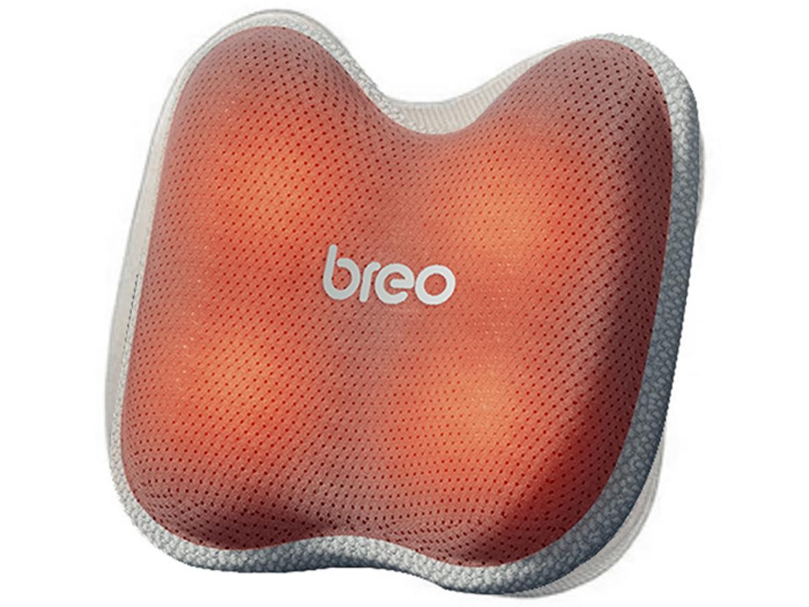 Gối massage lưng Breo Back 2 mang lại cảm giác thư giãn sâu và tiện dùng ở nhà, văn phòng hoặc ô tô.