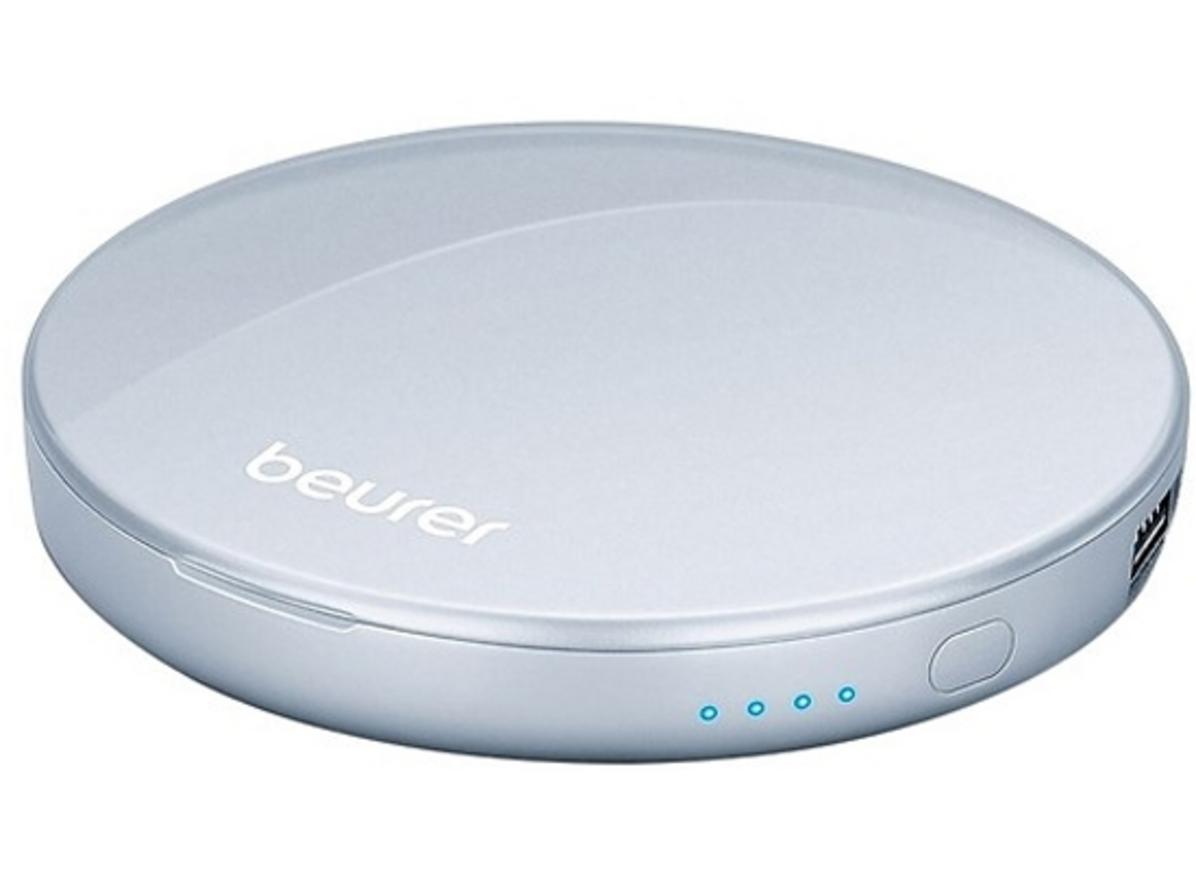 Gương trang điểm cầm tay kiêm sạc dự phòng Beurer BS39 (3000 mAh)