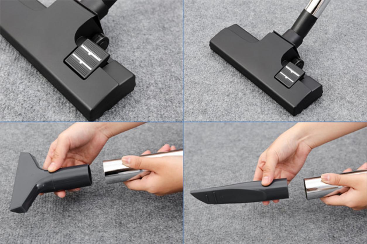 Hộp chứa bụi 21 lít giúp máy làm việc lâu hơn, ít phải đổ bụi giữa ca.