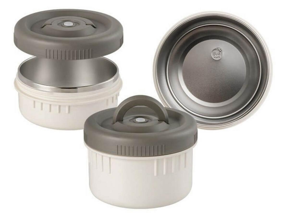 Cận cảnh 3 ngăn, inox 304 và túi đựng giữ nhiệt của Elmich EL8303.
