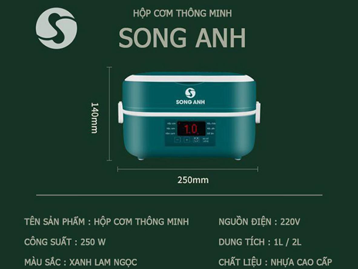 RW-18 dùng 4 thố sứ riêng biệt, thao tác đơn giản cho nhu cầu ăn trưa hằng ngày.