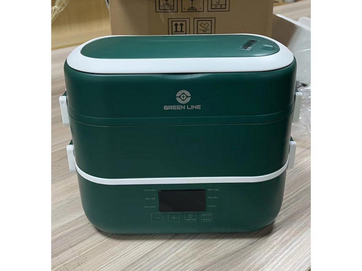 Hộp cơm hâm nóng cắm điện RW-18 gọn nhẹ, phù hợp mang đi làm, đi học.