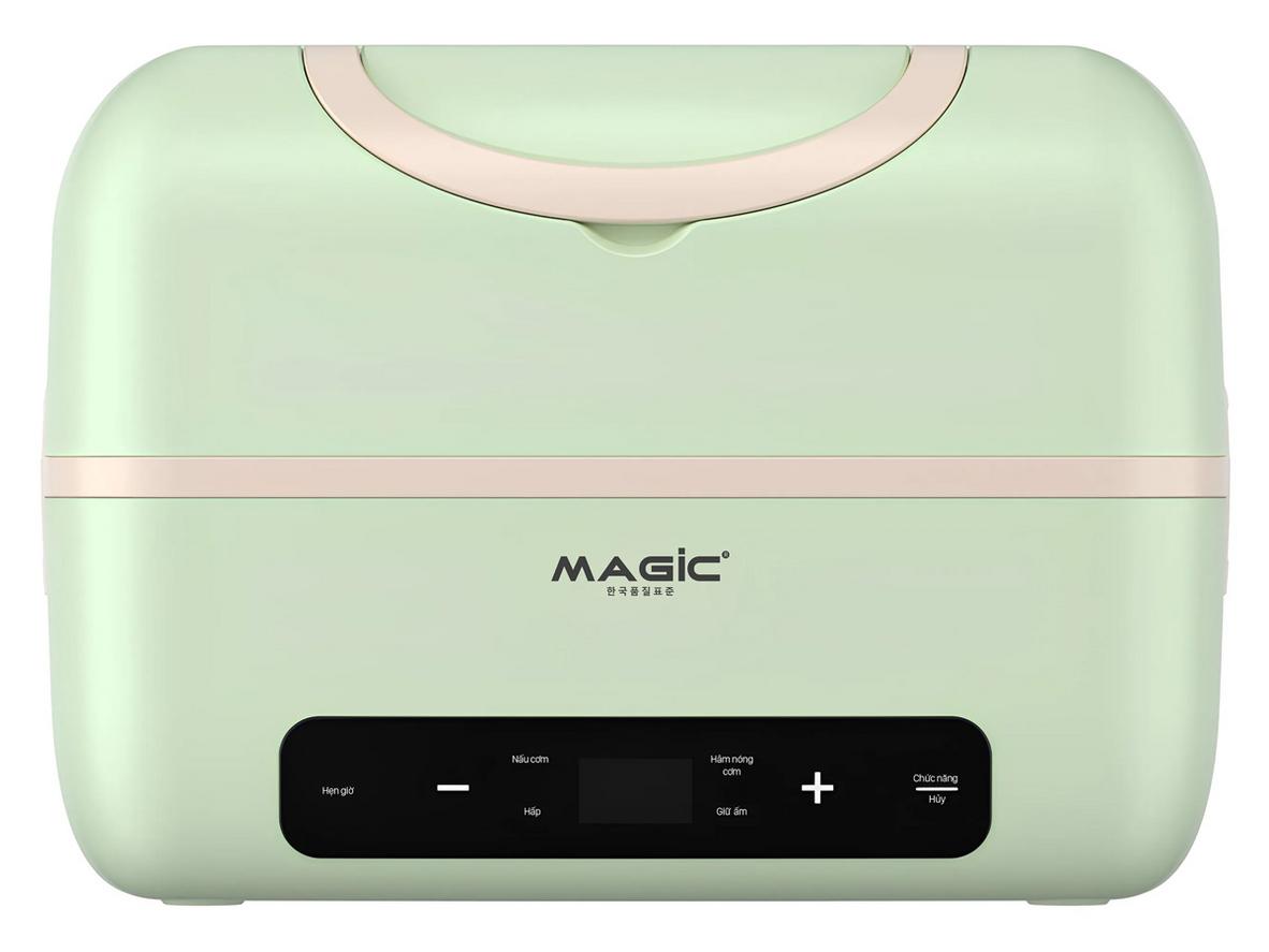 Hộp cơm hâm nóng Magic A-003 nhỏ gọn, tiện mang theo cho bữa trưa văn phòng.