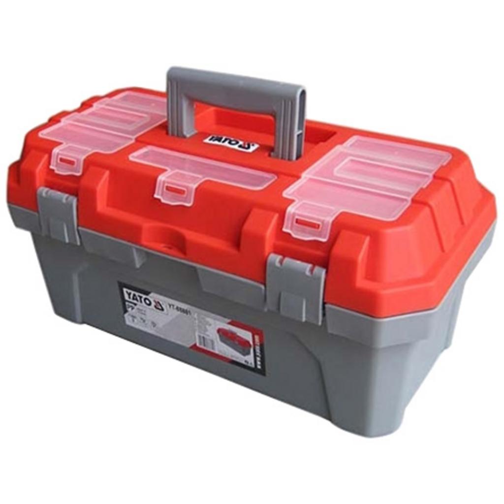 Hộp đựng đồ nghề 14 inch Yato YT-88880 gọn nhẹ nhưng chịu tải đến 50kg.